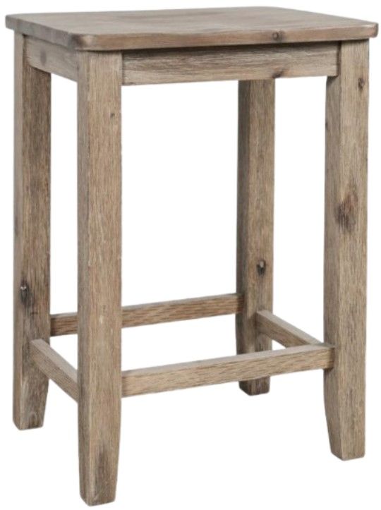 Jofran Inc. Eastern Tides 3-Piece ET Brushed Bisque Counter Dining Set-3