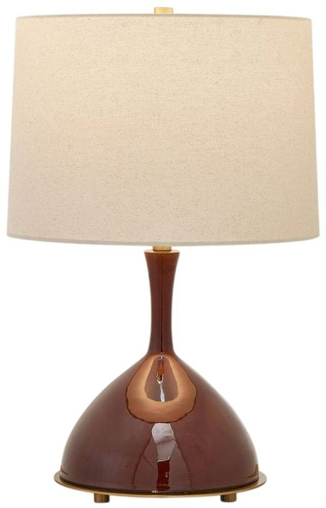 Uttermost® Colette Burgundy Table Lamp-0