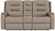 Flexsteel® Customizable Arlo Leather Manual Reclining Loveseat with Console-3