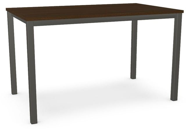 Amisco Customizable Ricard Walnut Veneer Counter Height Table-0