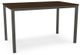 Amisco Customizable Ricard Walnut Veneer Counter Height Table-0