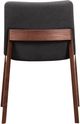 Moe's Home Collection Deco 2-Piece Dark Grey Dining Chair Set-2