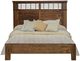 International Furniture Direct Parota Brown California King Panel Bed-3