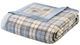 Olliix by True North by Sleep Philosophy Micro Fleece Blue Plaid Full/Queen Blanket-0