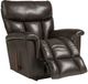 La-Z-Boy® Mateo Charcoal Leather Manual Rocking Recliner-3