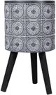 A & B Home Blue/White Small Tiled Pattern Planter-0
