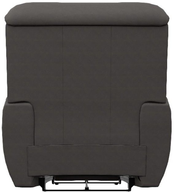 La-Z-Boy® Joshua Gray Leather Power Wall Recliner with Headrest and Lumbar-4