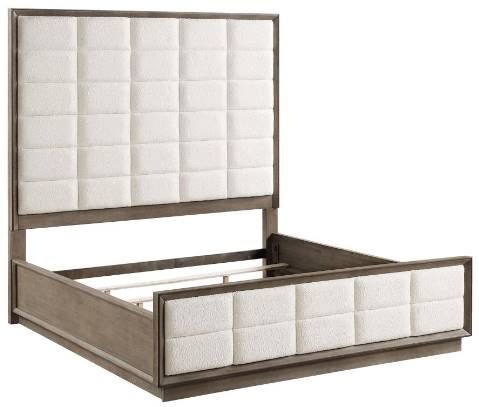 Coaster® Durango Cream/Washed Oak Queen Panel Bed -1