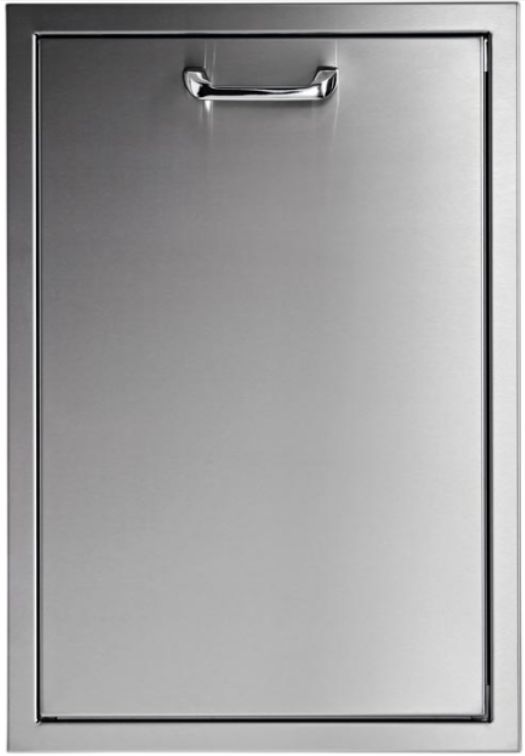 LYNX® Professional Classic 20" Stainless Steel Outdoor Trash and Recycle Center-0