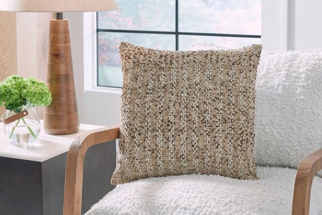Signature Design by Ashley® Vorlane 4-Piece Brown/Tan/White Throw Pillow Set-3