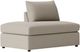 Bassett® Furniture Beckham Beige Modular Left Arm Facing Bumper End-0