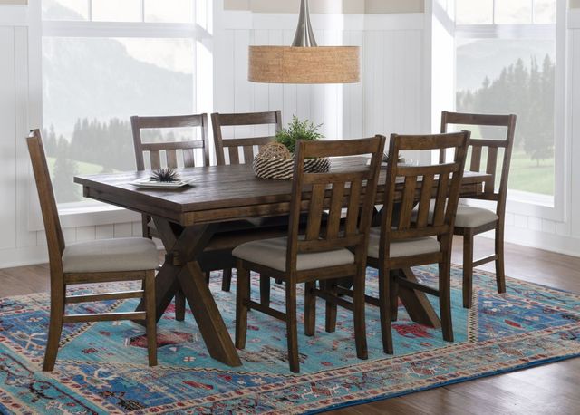 Powell® Turino 7-Piece Rustic Umber Dining Set-2