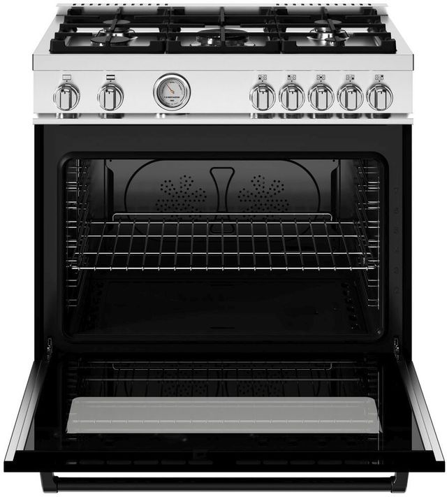 Bertazzoni Master Series 36" Nero Matt Pro Style Gas Range-1