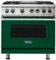 Viking® 5 Series 36'' Ivy Pro Style Dual Fuel Range with Griddle-0