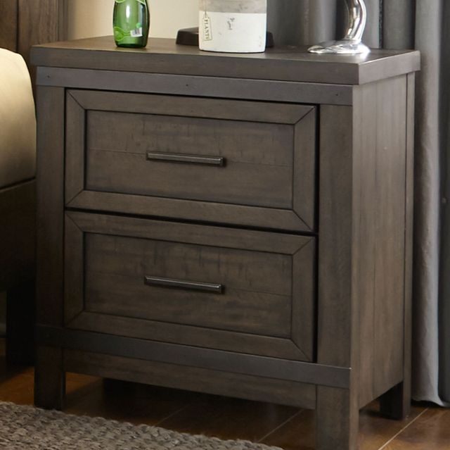 Liberty Furniture Thornwood Hills Rock Beaten Brown Youth Nightstand-1