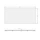 Amisco Customizable Asterisk Birch 83.5" Rectangular Table with Metal Stand-2