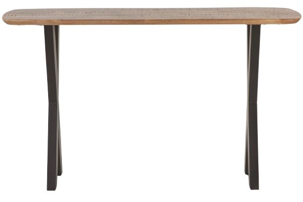 Home Trends & Design Rapallo Natural Console Table-1