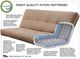 Kodiak Furniture #6000 Taxi Woodsmoke Full Futon Mattress-1