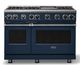 Viking® 7 Series 48" Slate Blue Pro Style Natural Gas Range with 12" Reversible Griddle-0