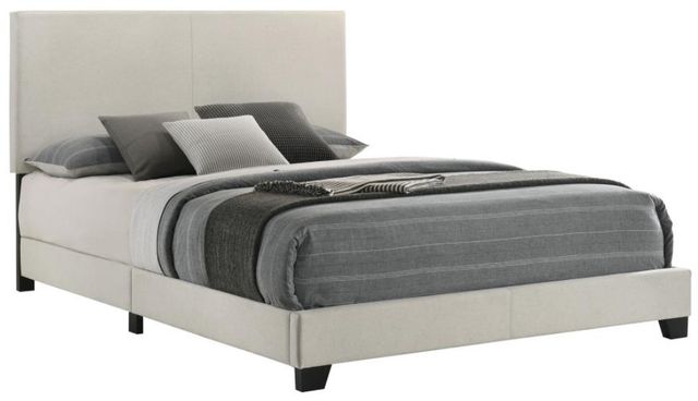 Coaster® Dorian Cream California King Upholstered Panel Bed -0