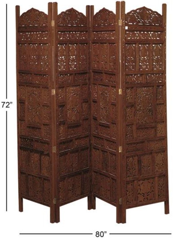 Deco Marche Red Room Panel Screen Divider-1