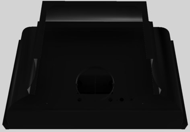 Vent-A-Hood® Designer Series 42" Black Wall Mounted Range Hood-2