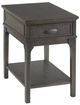 England Furniture Serra Soft Black Rectangular Chairside Table-0