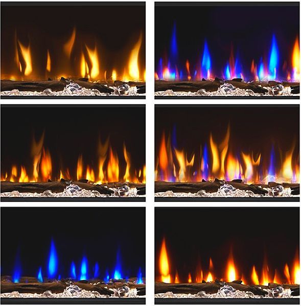 Dimplex® Ignite® Bold Black 88'' Built-in Linear Electric Fireplace-4