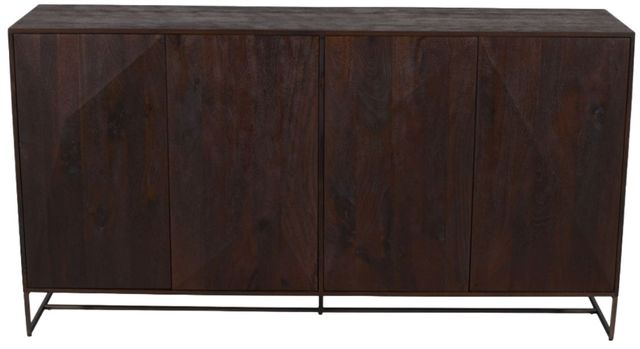 Home Trends & Design Cambridge Distressed Walnut Sideboard-1