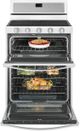 Whirlpool® 30" White Ice Double Oven Freestanding Gas Range-2