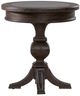Liberty Furniture Paradise Valley Saddle Brown Chairside Table-2