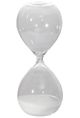 A & B Home Ferdinand White 60-Minute Hourglass-1