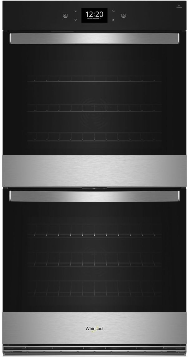 Whirlpool® 27" Fingerprint Resistant Stainless Steel Double Electric Wall Oven-0