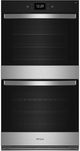 Whirlpool® 27" Fingerprint Resistant Stainless Steel Double Electric Wall Oven-0
