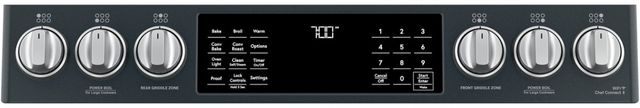 Café™ 30" Matte Black Slide-In Gas Range-12