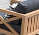 CabanaCoast® Customizable Kensington SOL Teak™ Outdoor Sectional Corner Module-3
