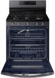 Samsung 30" Fingerprint Resistant Black Stainless Steel Freestanding Gas Range-2