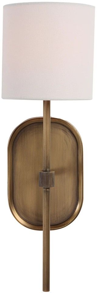 Renwil® Peonia Dark Antique Brushed Brass Wall Sconce-2