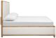 Magnussen Home® Coventry Honey Maple/Natural California King Upholstered Panel Bed-2