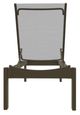 Telescope Casual Leeward Abalone/Beachwood Fabric/Polymer Outdoor MGP Sling Lay-Flat Stacking Armless Long Frame Chaise with Wheels-3