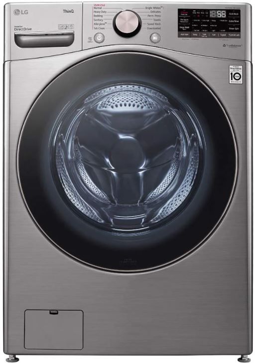 LG Graphite Steel Front Load Washer & Electric Dryer Laundry Pair-1