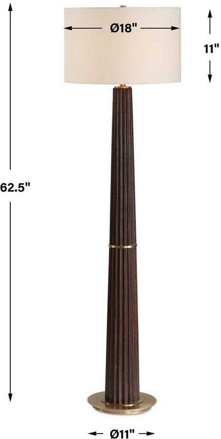 Uttermost® Forage Dark Oak Floor Lamp-2
