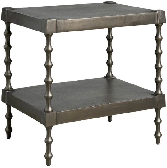 Universal Explore Home™ Griffith Park Graphite Brass Side Table-0