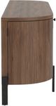 Riverside Furniture Nova Asbury Walnut/Dark Bronze Media Console-3