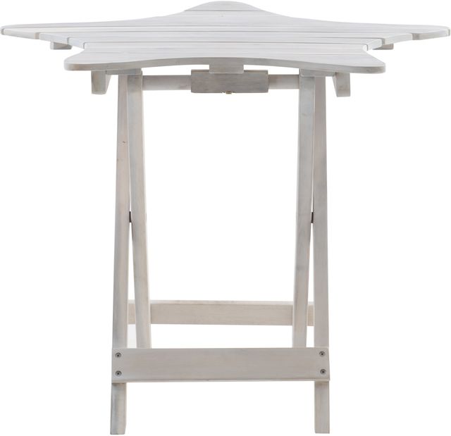 Powell® Stanbury White Folding Table-1