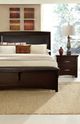 Vaughan-Bassett Transitions Merlot King Upholstered Footboard-1
