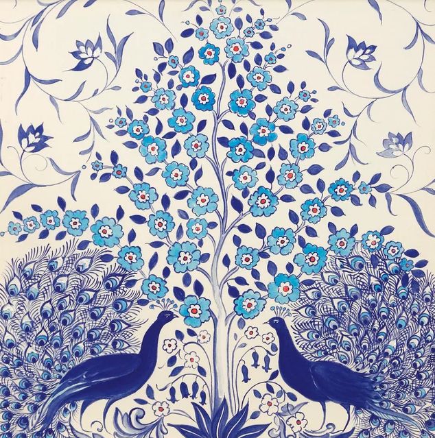 Stylecraft Peacock Garden Vlll Wall Art-1