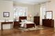 New Classic® Home Furnishings Tamarack 4-Piece Cherry Twin Panel Bedroom Set-0