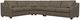 La-Z-Boy® Charlie Fossil Sectional with Custom Layout Options-1