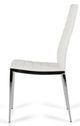 VIG Furniture Libby 2-Piece White Leatherette Dining Chairs Set-2